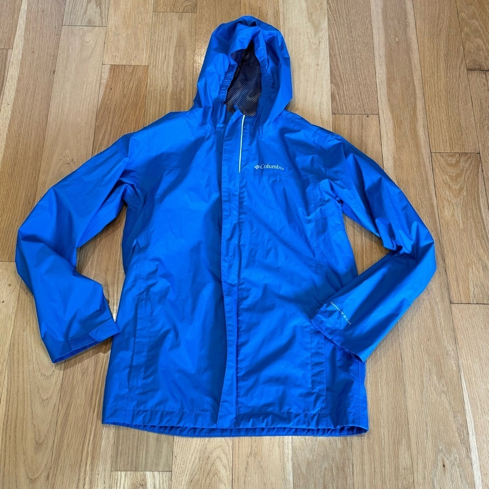 Columbia Omni-Tech Vibrant Blue Jacket, youth Large